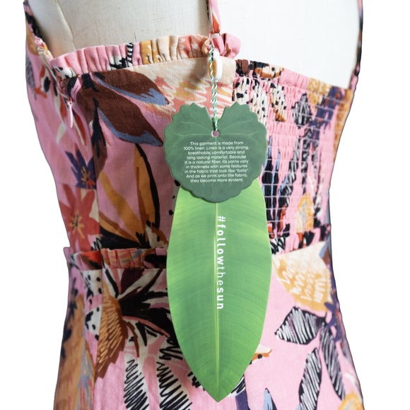 FARM RIO Pink Pineapple Mini Dress - NWT, Size Medium - Picture 8 of 12